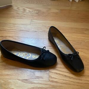 Sam Edelman Black Leather Flats